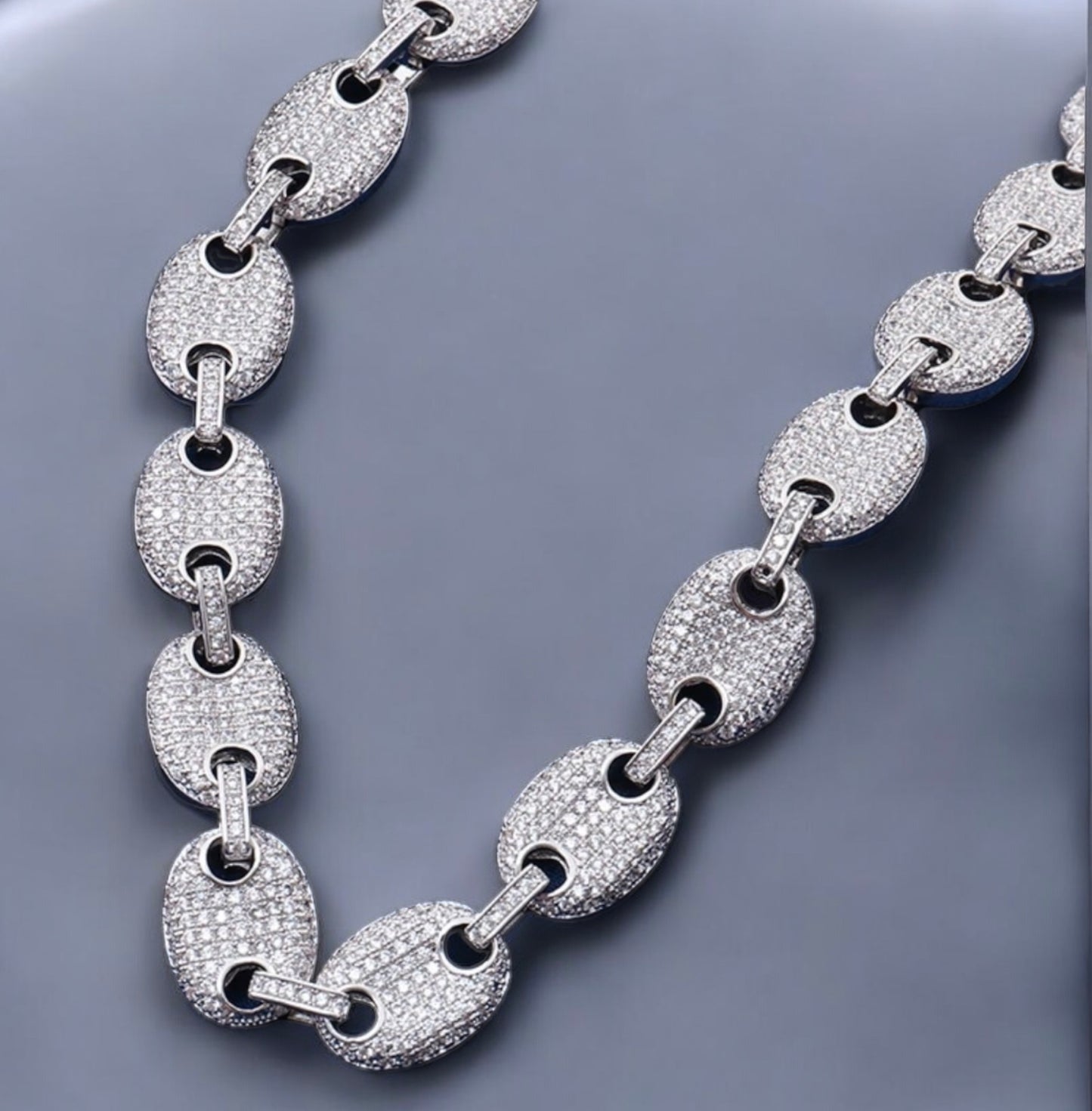 Moissanite Link Chain