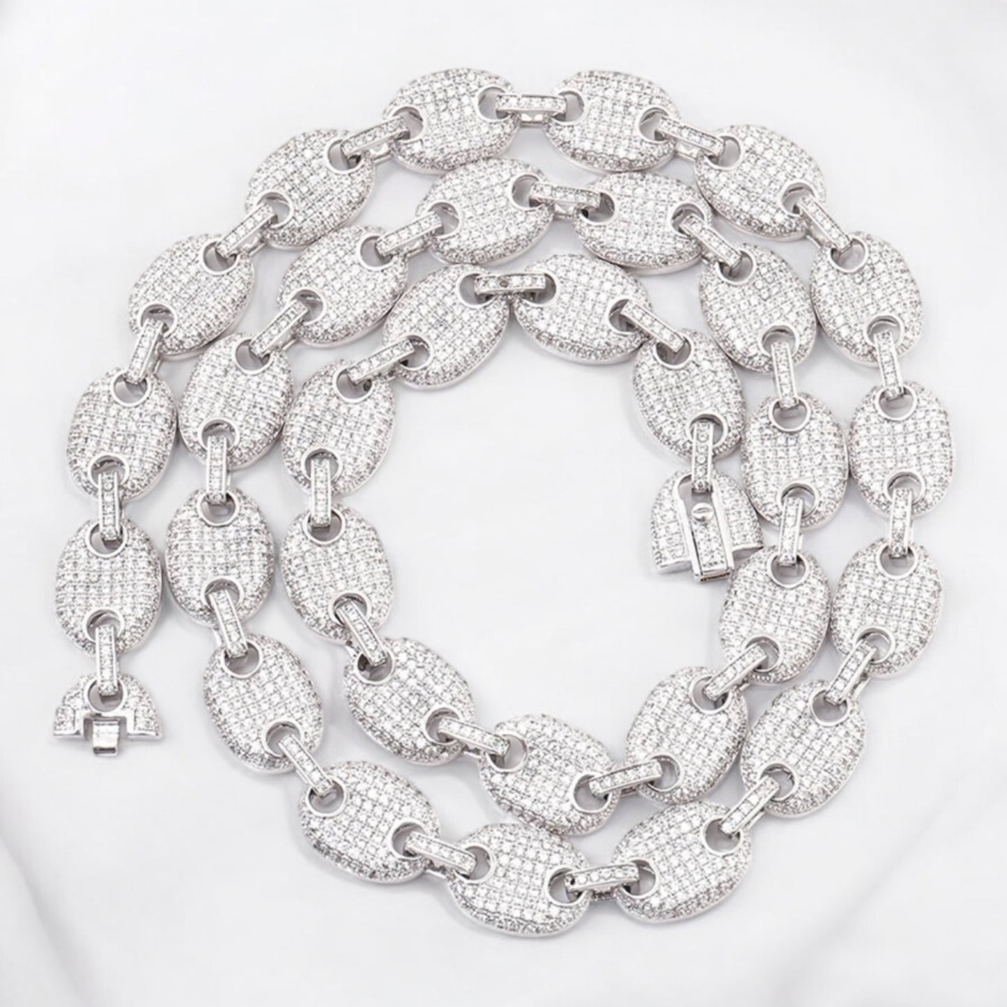 Moissanite Link Chain
