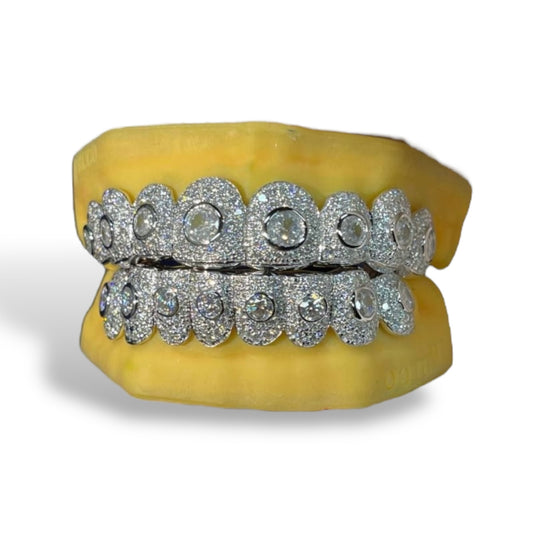 Bezel setting grillz