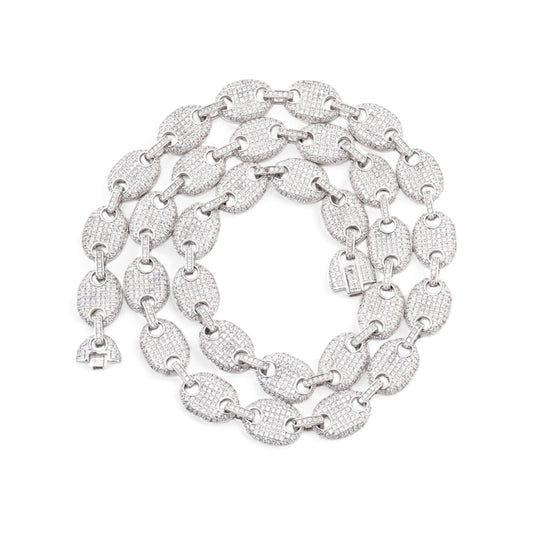 Moissanite Link Chain