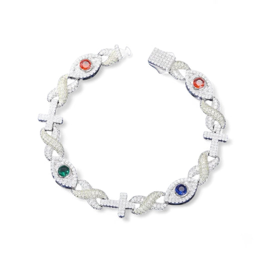 Moissanite Eye Barcelet