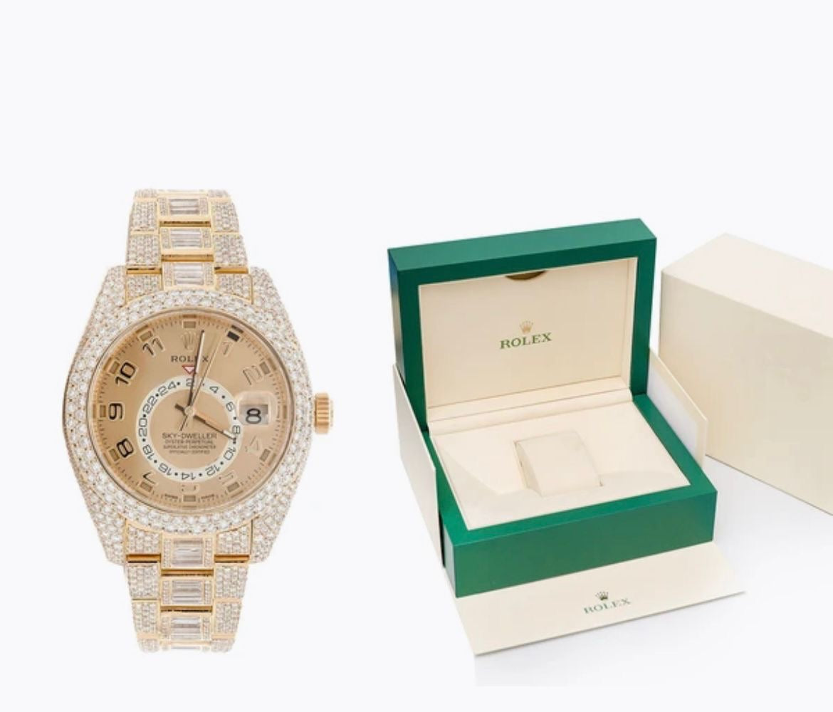 Rolex Sky Dweller Iced Out