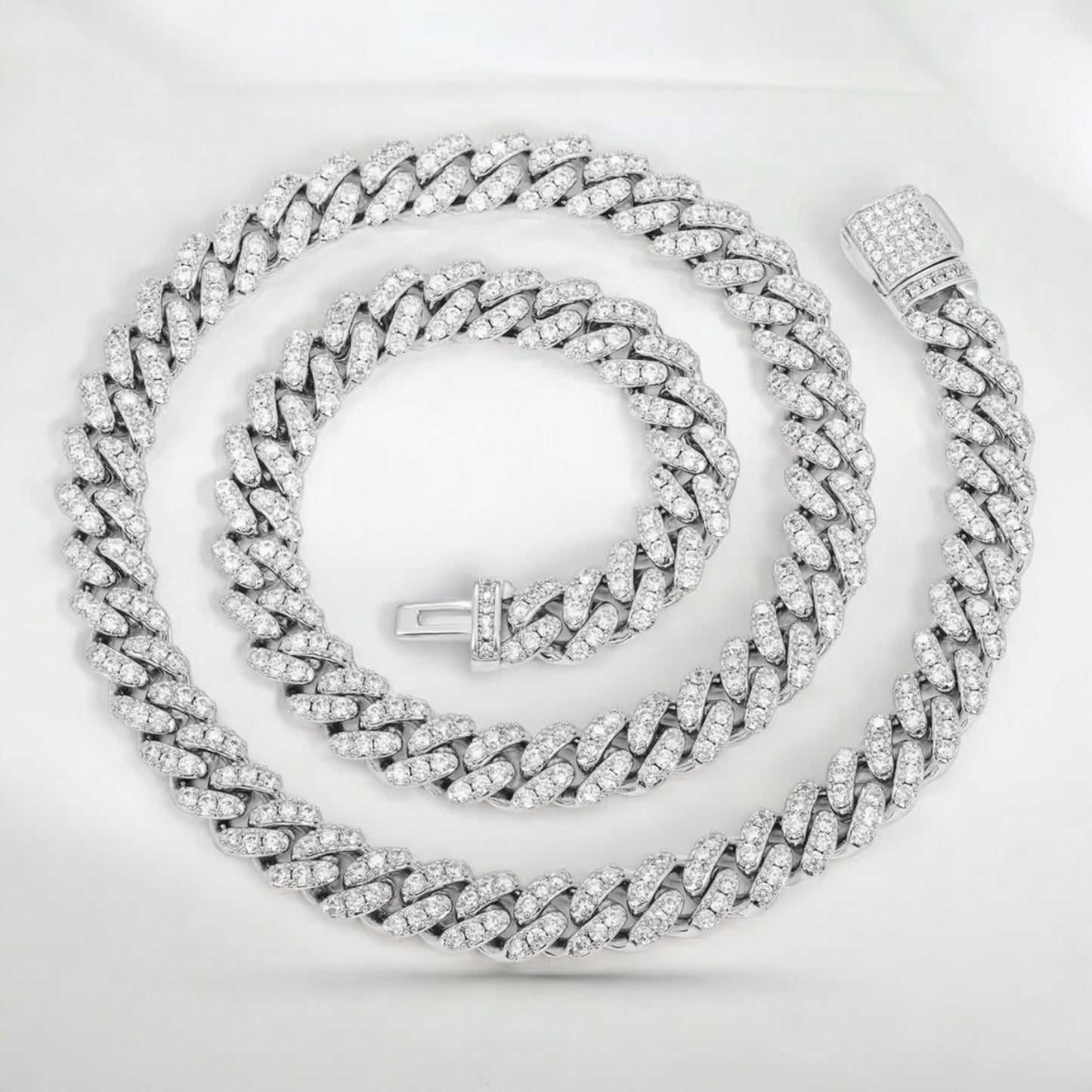 Moissanite Bracelet & Chain