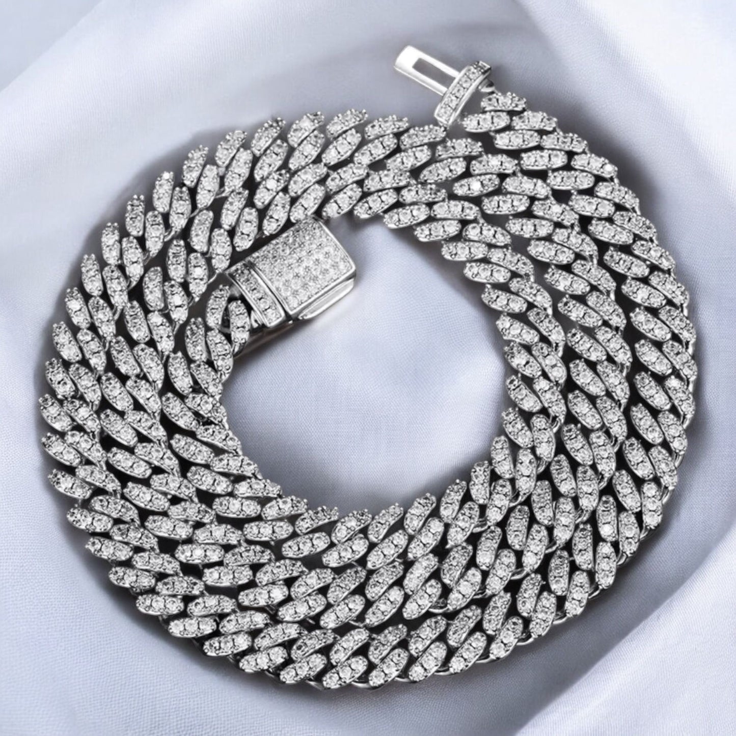 Moissanite Bracelet & Chain