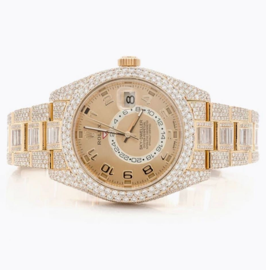 Rolex Sky Dweller Iced Out