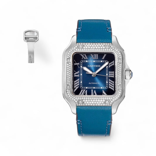 Cartier Santos Iced out