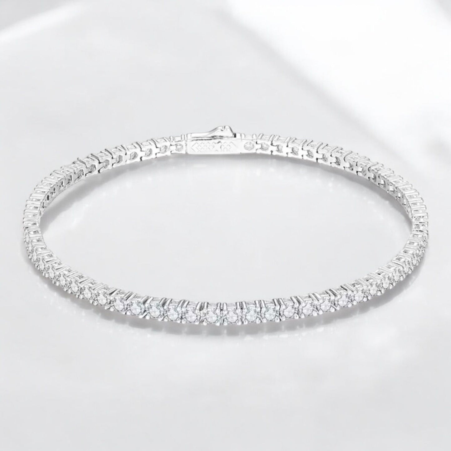 Moissanite Emerald Cut Bracelet