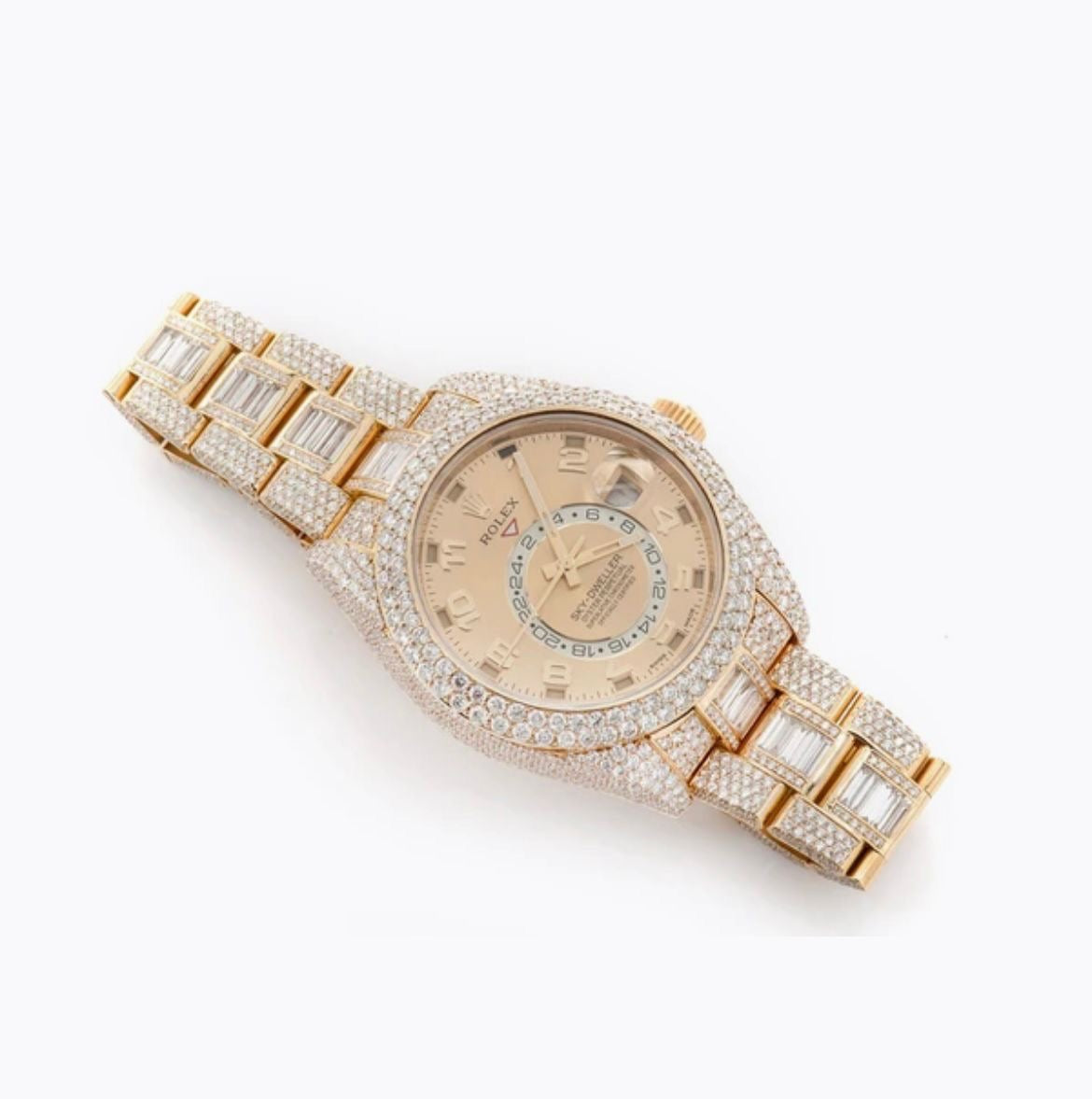 Rolex Sky Dweller Iced Out