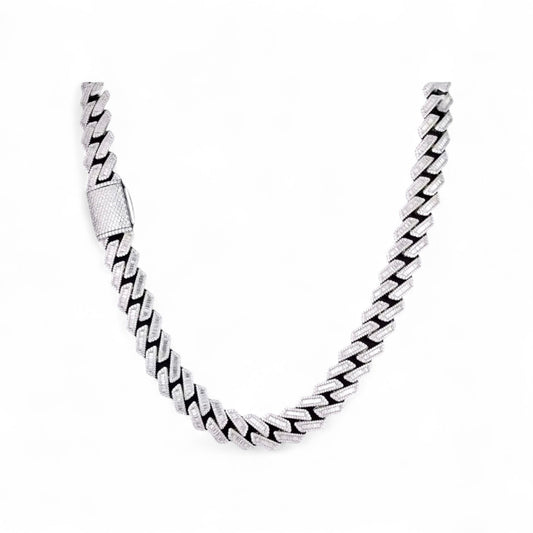 Baguette Cut Cuban Chain/Bracelet