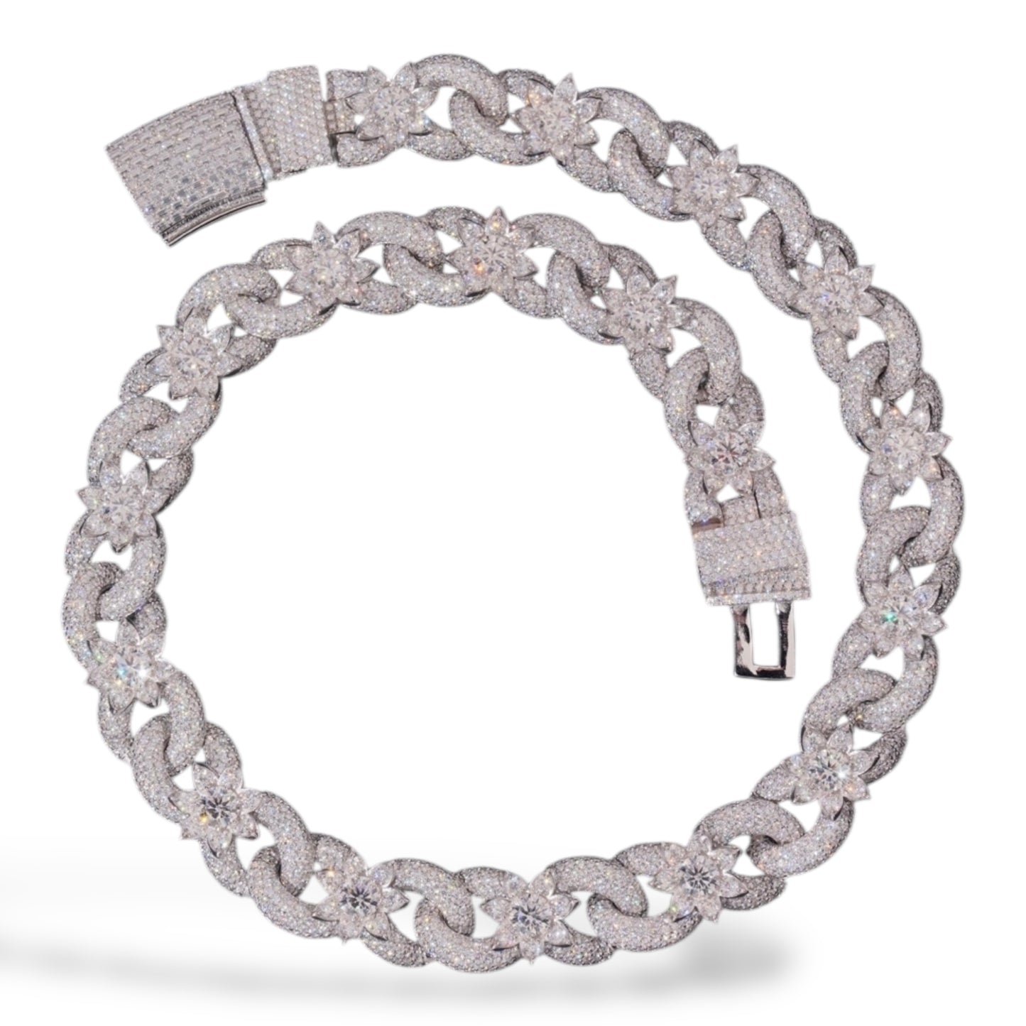 Flower twisted chain